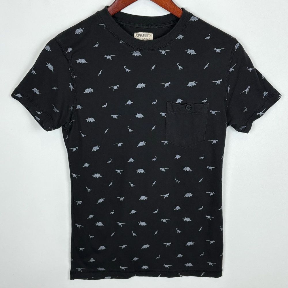 Alphabeta‎ Dinosaur Graphic Pocket T-shirt